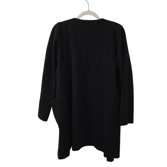 J. Crew Wool Blend Open Cardigan Longline Sweater Size Medium - Picture 2 of 6